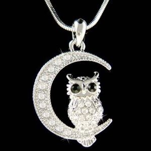 Owl Crystal Necklace